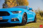 Ford Mustang GT on Vossen Wheels (CVT) 2018 года